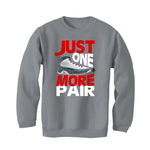 Air Jordan 9 “Fire Red” Grey T-Shirt (JUST ONE MORE PAIR)