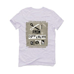 Air Jordan 1 Retro High '85 OG 'Black White' - White T-Shirt (Cut from a different cloth)