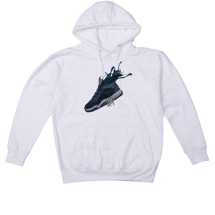 Air Jordan 11 WMNS “Midnight Navy” White T-Shirt (SPLASH SHOE)
