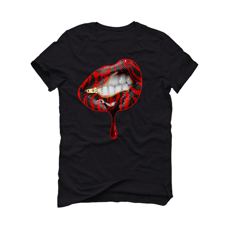 Air Jordan 11 “Cherry” Black T-Shirt (LIPS UNSEALED)