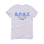 Air Jordan 5 “Stealth 2.0” Hyper Royal White T-Shirt (GOAT STATUS QUO) - illCurrency Sneaker Matching Apparel