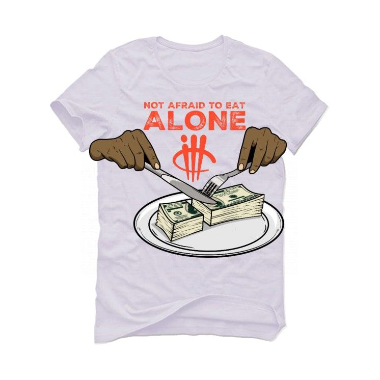 Adidas YEEZY BOOST 350 V2 “Beluga Reflective” White T-Shirt (Eat alone) - illCurrency Sneaker Matching Apparel