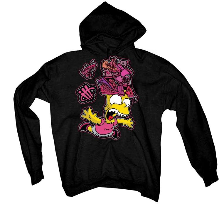 Air Jordan 14 “Shocking Pink” Black T-Shirt (FREE FALL) - illCurrency Sneaker Matching Apparel