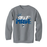 Air Jordan 1 High OG “True Blue” Grey T-Shirt (Self Made)