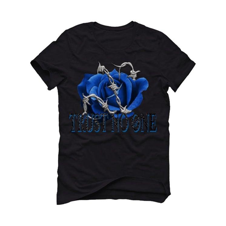 Air Jordan 3 Varsity Royal Black T-Shirt (trust no one) - illCurrency Sneaker Matching Apparel
