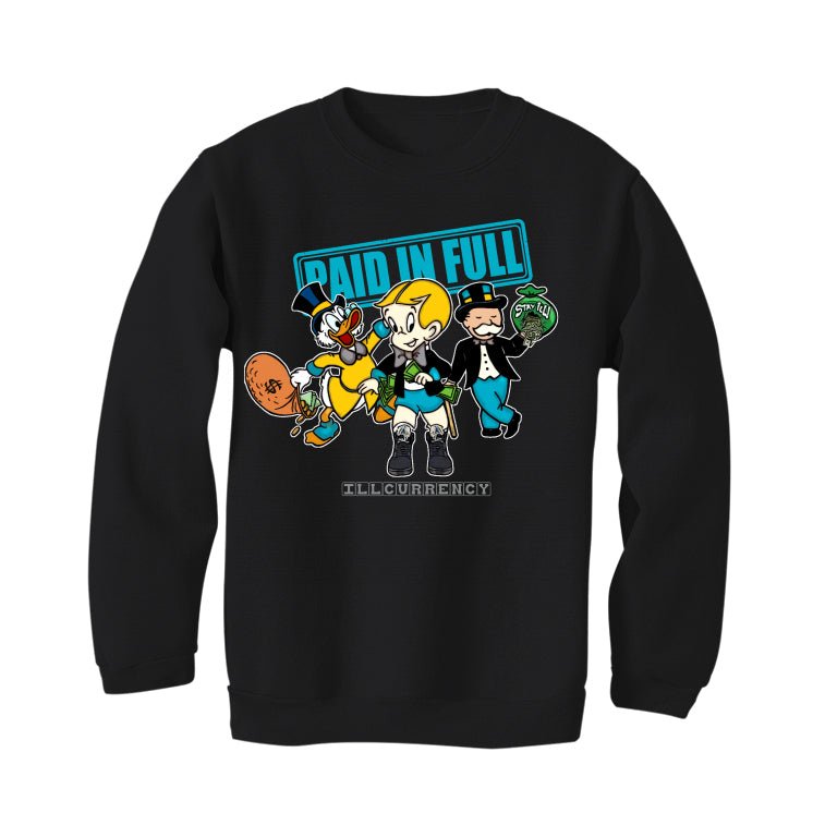 Air Jordan 5 Aqua - Black T-Shirt (Paid in Full)