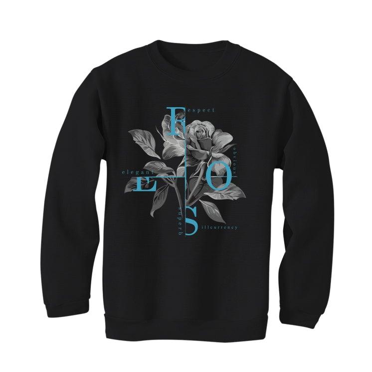 Adidas Yeezy Boost 700 MNVN Bright Cyan Black T-Shirt (Roses) - illCurrency Sneaker Matching Apparel