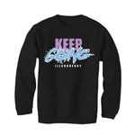DJ Khaled x Air Jordan 5 “Sail” Black T-Shirt (KEEP GOING)