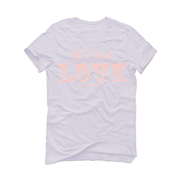 Air Jordan 1 High OG WMNS Washed Pink | ILLCURRENCY White T-Shirt (All out of love)