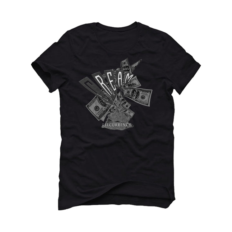 Air Jordan 6 “Metallic Silver” Black T-Shirt (CREAM)
