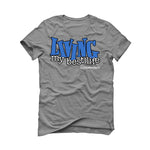 Air Jordan 1 High OG “True Blue” Grey T-Shirt (LIVING MY BEST LIFE)