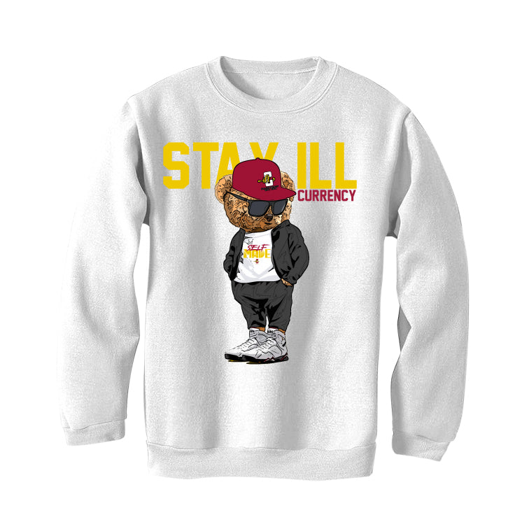 Air Jordan 7 “Cardinal” White T-Shirt (Stay ill Bear)