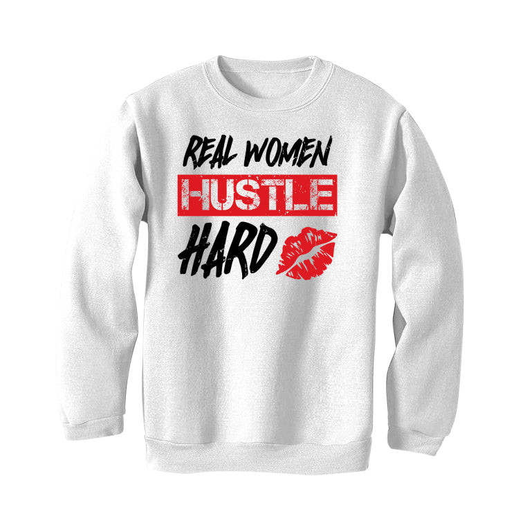Air Jordan 11 “Cherry” White T-Shirt (REAL WOMAN HUSTLE)