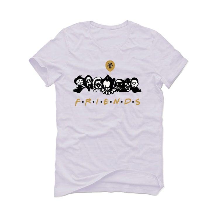 Air Jordan 12 “Royalty” White T-Shirt (Friends) - illCurrency Sneaker Matching Apparel