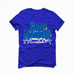 Air Jordan 5 “Racer Blue” Royal Blue T-Shirt (Drip harder)
