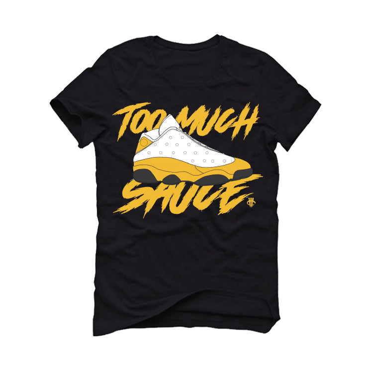 The Air Jordan 13 “Del Sol” Black T-Shirt (too much sauce)