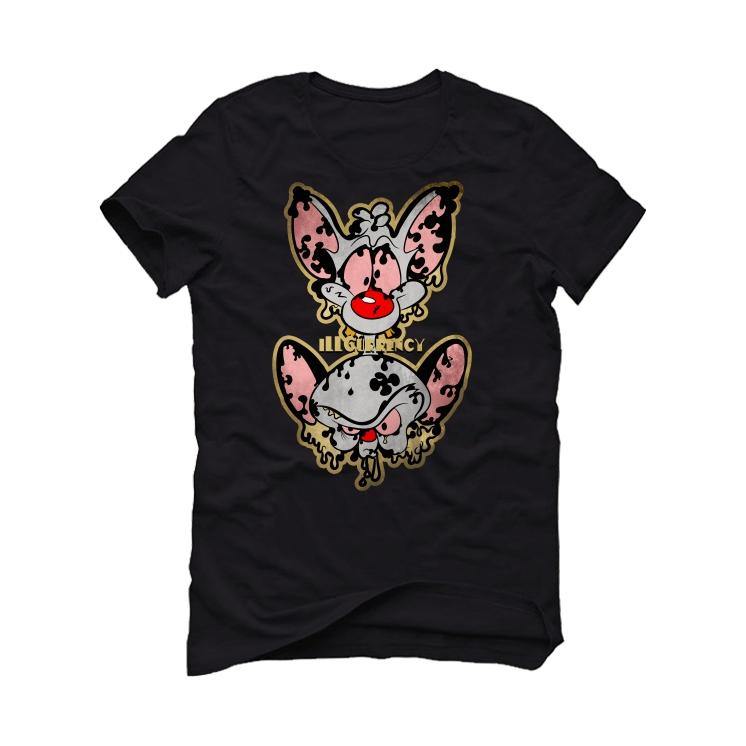 Air Jordan 1 Mid SE “Metallic Gold” 2020 Black T-Shirt (USE YOUR BRAIN) - illCurrency Sneaker Matching Apparel