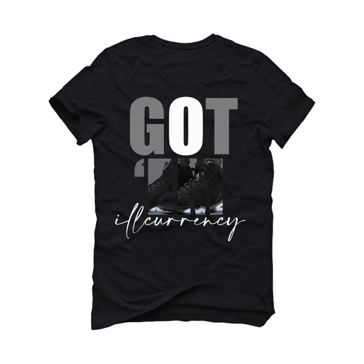Air Jordan 6 “Metallic Silver” Black T-Shirt (Got Em)