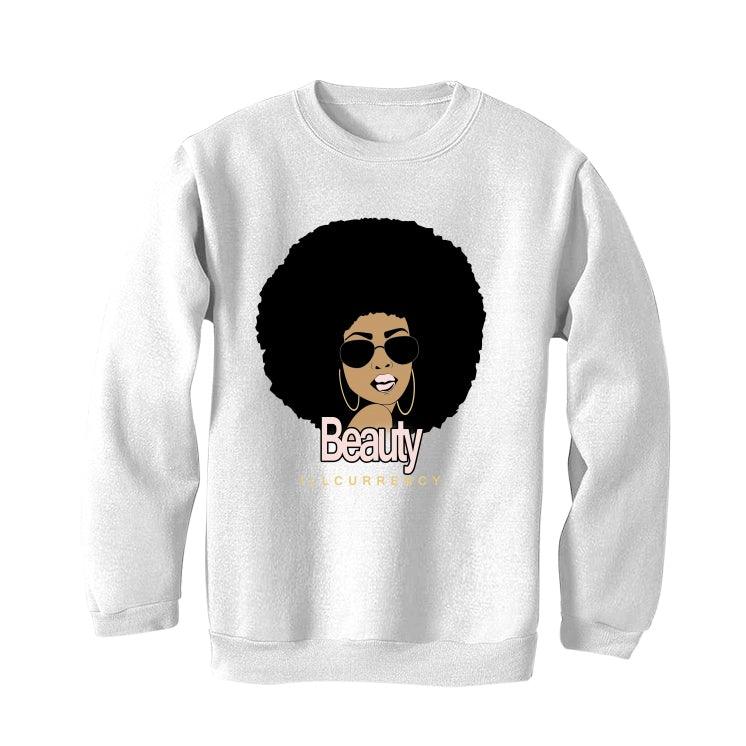 Air Jordan 6 WMNS Gold Hoops White T-Shirt (Afro Beauty) - illCurrency Sneaker Matching Apparel