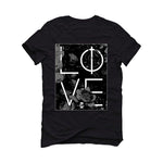Air Jordan 12 “Playoffs” 2022 Black T-Shirt (LOVE) - illCurrency Sneaker Matching Apparel