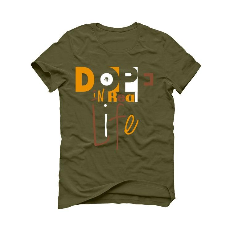 Nike Dunk Low Dusty Olive Gold Military Green T-Shirt (Dope in real life) - illCurrency Sneaker Matching Apparel