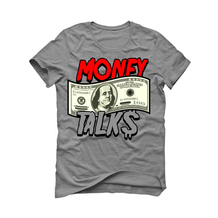 Air Jordan 9 “Particle Grey” Gray T-Shirt (MONEY TALKS)