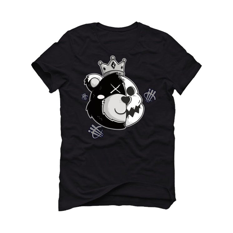 Air Jordan 1 High 85 Black White - Black T-Shirt (HALF KING BEAR)
