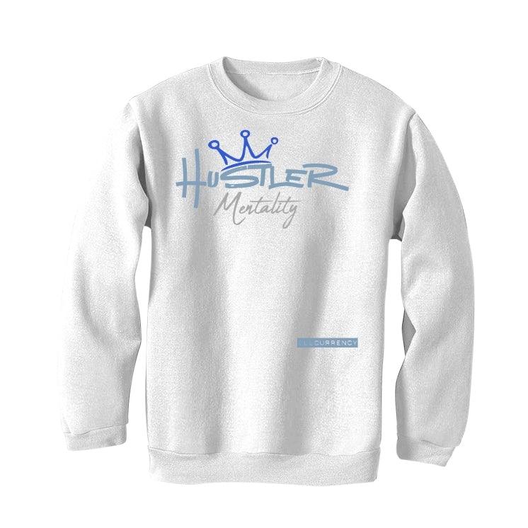 Air Jordan Retro 1 Retro High OG Hyper Royal White T-Shirt (Hustler Mentality) - illCurrency Sneaker Matching Apparel
