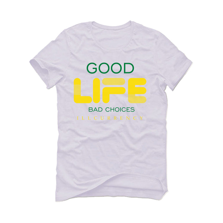 Nike Dunk Low “Reverse Brazil” White T-Shirt (Bad Choices)