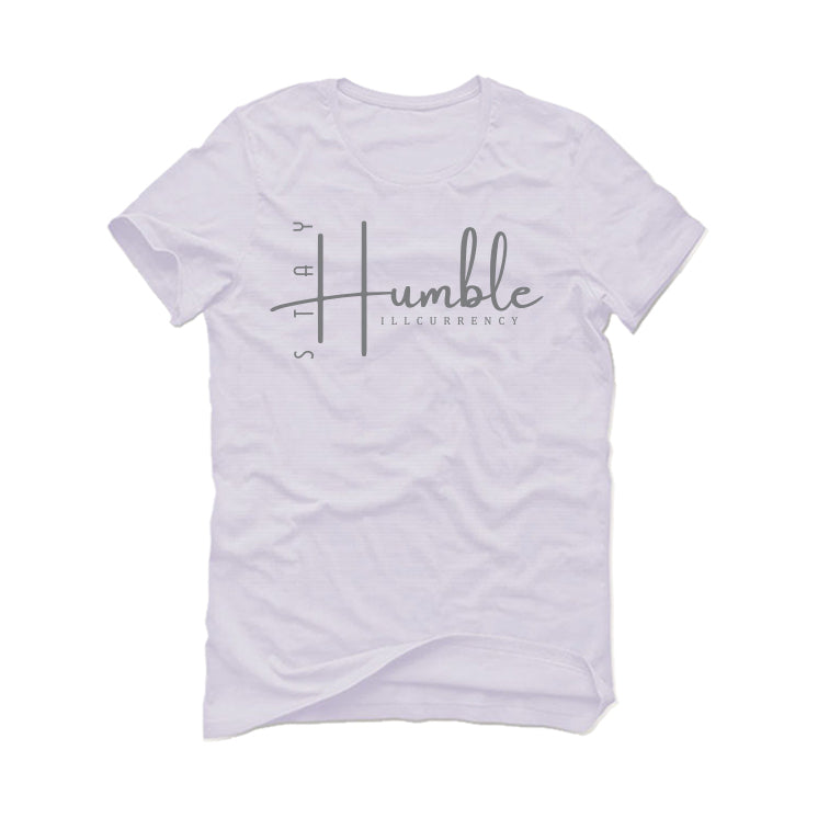 Air Jordan 12 “Stealth” | illCurrency White T-Shirt (Stay Humble)