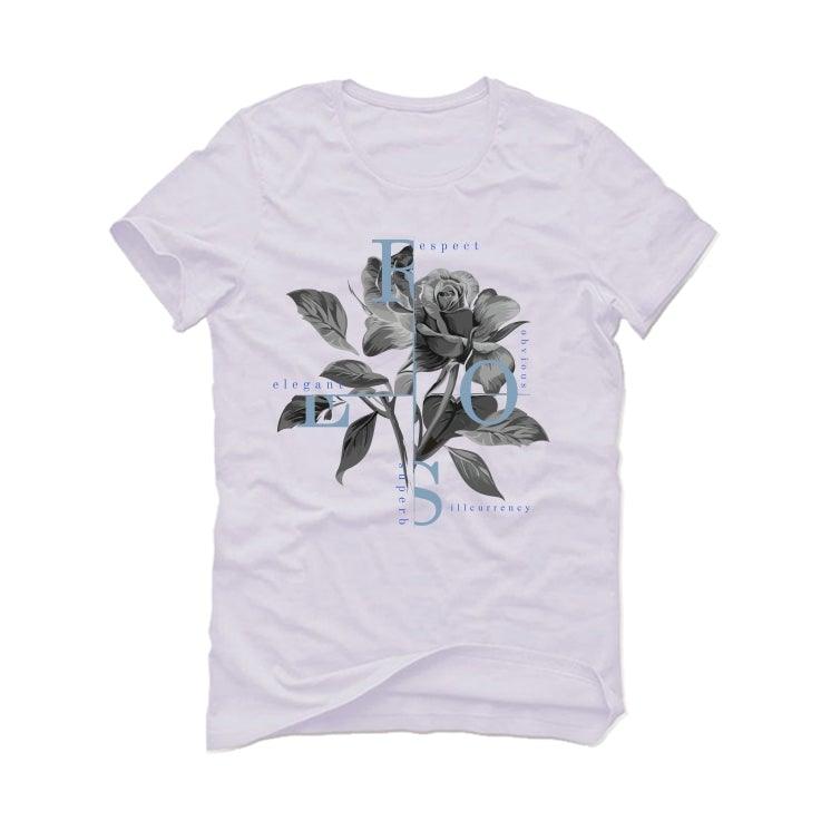 Air Jordan Retro 1 Retro High OG Hyper Royal White T-Shirt (Roses) - illCurrency Sneaker Matching Apparel