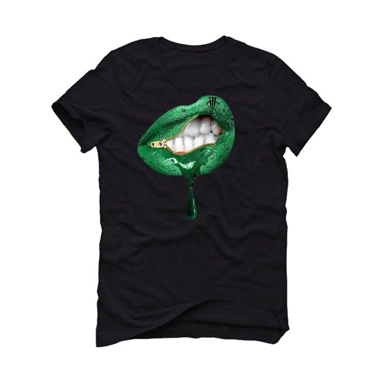Air Jordan 3 “Pine Green” Black T-Shirt (LIPS UNSEALED) - illCurrency Sneaker Matching Apparel