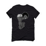 Air Jordan 6 “Metallic Silver” Black T-Shirt (BOO)