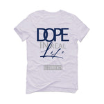 Air Jordan 11 WMNS “Midnight Navy” White T-Shirt (DOPE)
