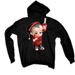 Air Jordan 13 Flint Red 2021 Black T-Shirt (Henny baby) - illCurrency Sneaker Matching Apparel