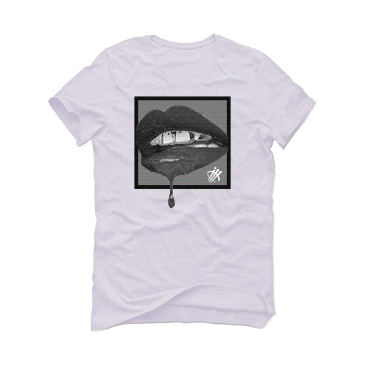 Air Jordan 12 “Stealth” White T-Shirt (LIPSTICK)