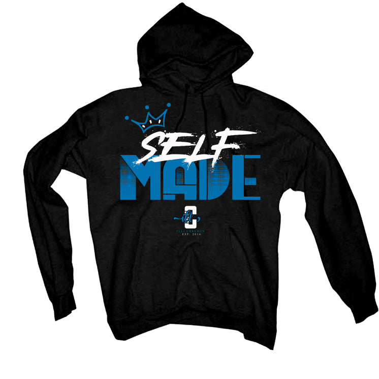 Air Jordan 1 “Dark Marina Blue” Black T-Shirt (Self Made)