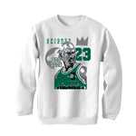 Air Jordan 1 High OG “Gorge Green” White T-Shirt (The Goat)