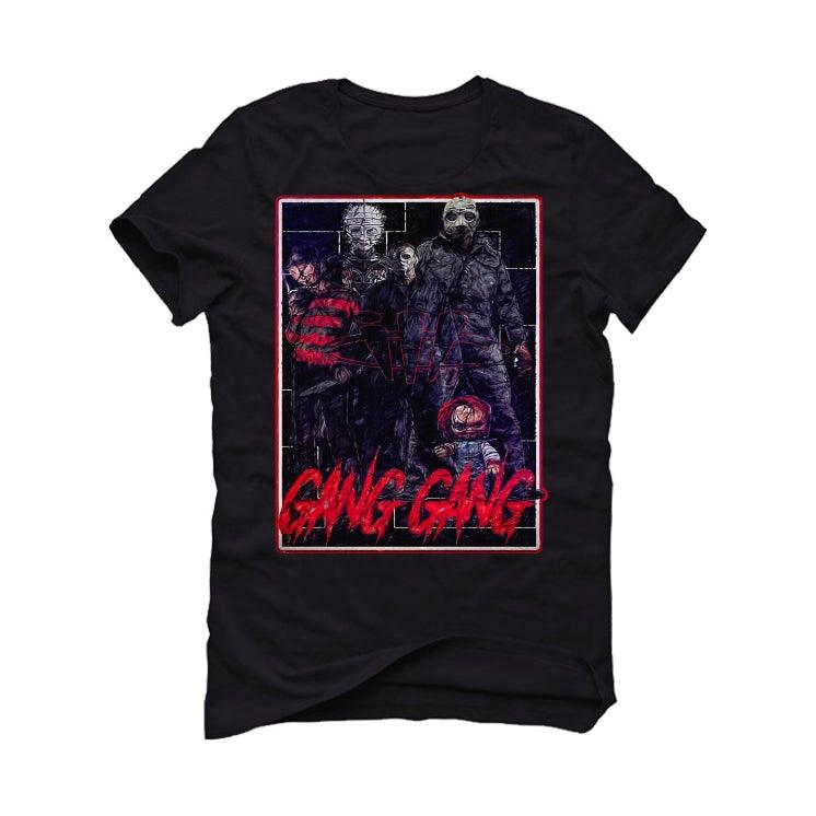 Air Jordan 4 “Red Thunder” Black T-Shirt (GANG GANG) - illCurrency Sneaker Matching Apparel