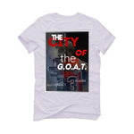 Air Jordan 3 “White Cement Reimagined” | illcurrency White T-Shirt (THE CITY OF THE GOAT)