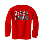 BLACK HISTORY MONTH Red T-Shirt (black an proud) - illCurrency Sneaker Matching Apparel