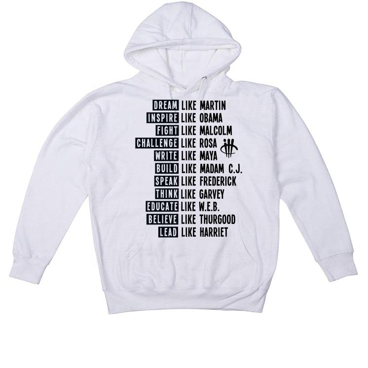 BLACK HISTORY MONTH White T-Shirt (BE LIKE) - illCurrency Sneaker Matching Apparel