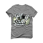 Air Jordan 11 Retro 'Cool Grey' 2021 Grey T-Shirt (Plug talk) - illCurrency Sneaker Matching Apparel