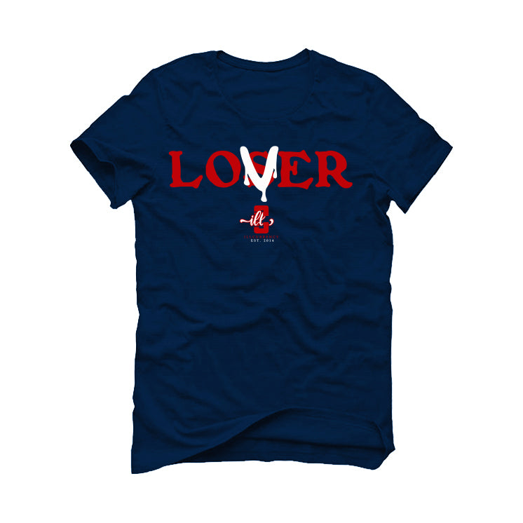 The Air Jordan 1 Mid SE "USA" | illCurrency Navy Blue T-Shirt (Loser)