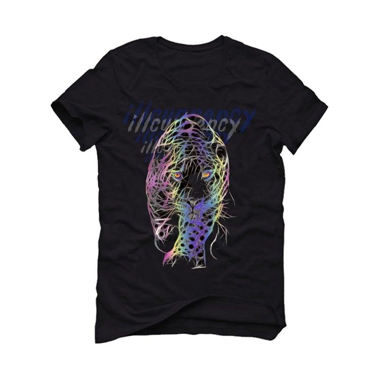 Air Jordan 9 "Racer Blue 3M" Black T-Shirt (Black Cat) - illCurrency Sneaker Matching Apparel