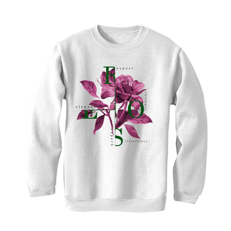 Air Jordan 12 "Floral" White T-Shirt (Roses)