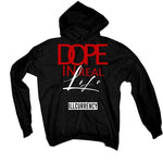 Air Jordan 4 “Red Thunder” Black T-Shirt (DOPE) - illCurrency Sneaker Matching Apparel