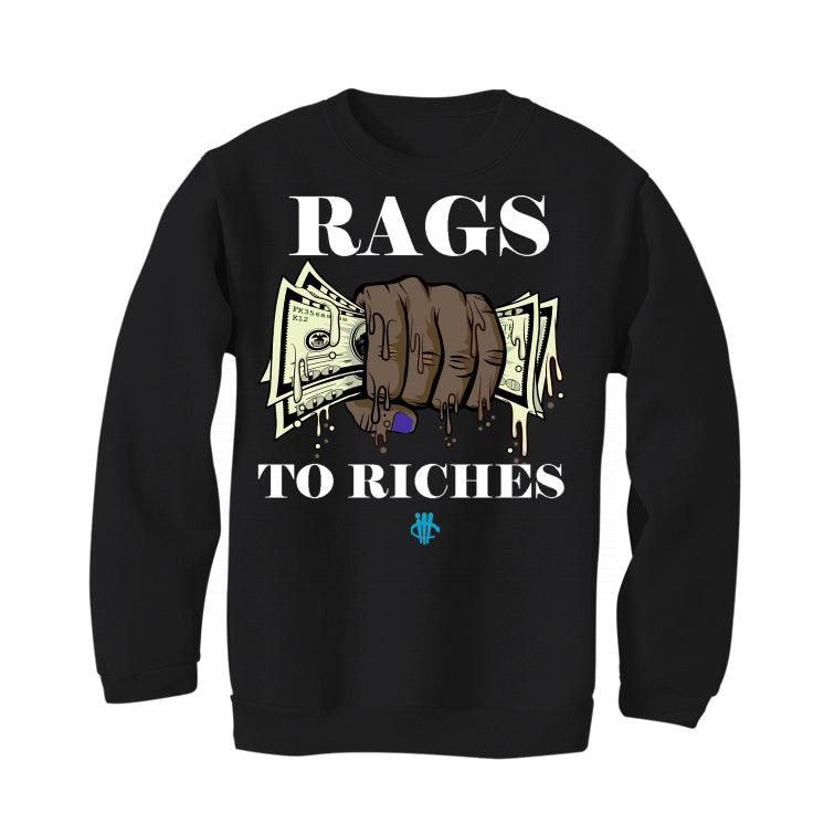 Air Jordan 9 “Olive Concord” Black T-Shirt (RAGS TO RICHES)