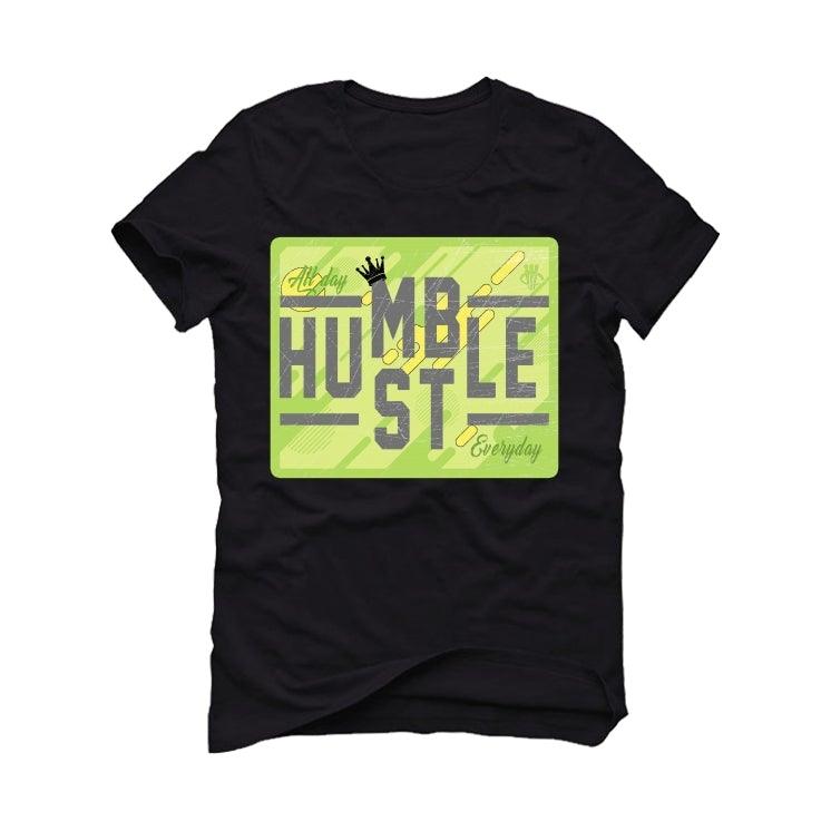 YEEZY BOOST 350 V2 “YEEZREEL” Black T-Shirt (hustler humble) - illCurrency Sneaker Matching Apparel