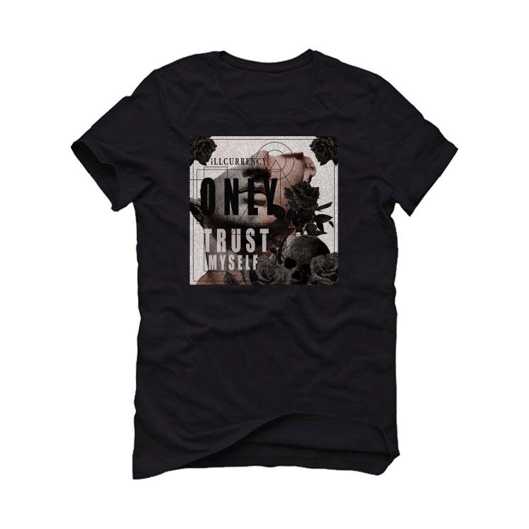 adidas YEEZY 450 "Dark Slate" 2021 Black T-Shirt (I ONLY TRUST MYSELF) - illCurrency Sneaker Matching Apparel